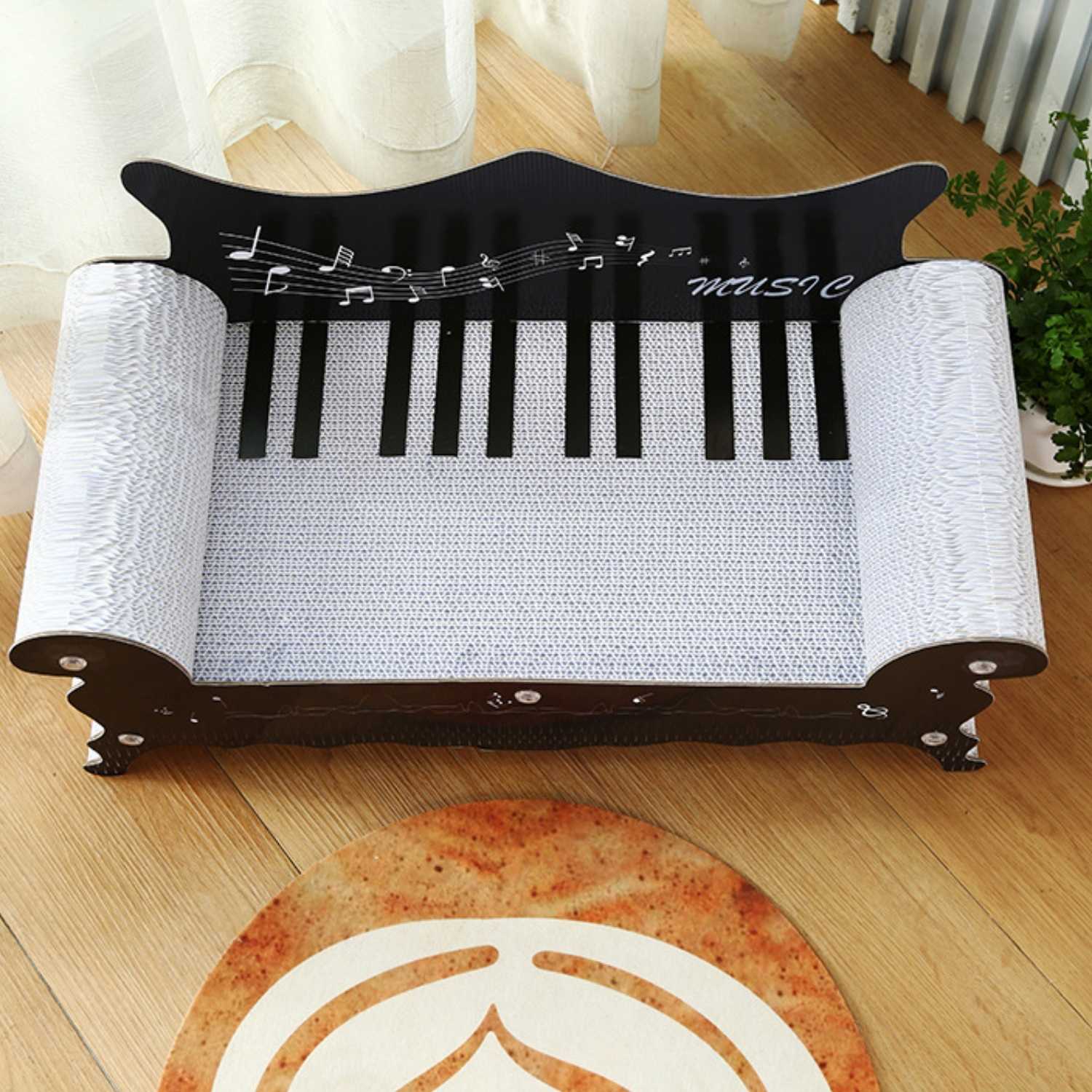 Krabplank Piano Luxe | Slijtvast Chaise Longue Speelbed Kat